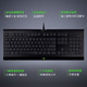  RAZER 雷蛇 萨诺狼蛛键盘 104键　