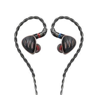 FiiO 飞傲 FH5s Pro 双动圈有线入耳式耳机 黑色 3.5mm