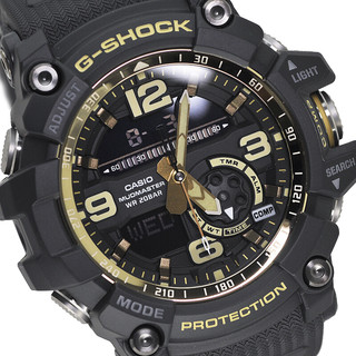 CASIO 卡西欧 G-SHOCK 陆地系列 55.3毫米石英腕表 GG-1000GB-1A