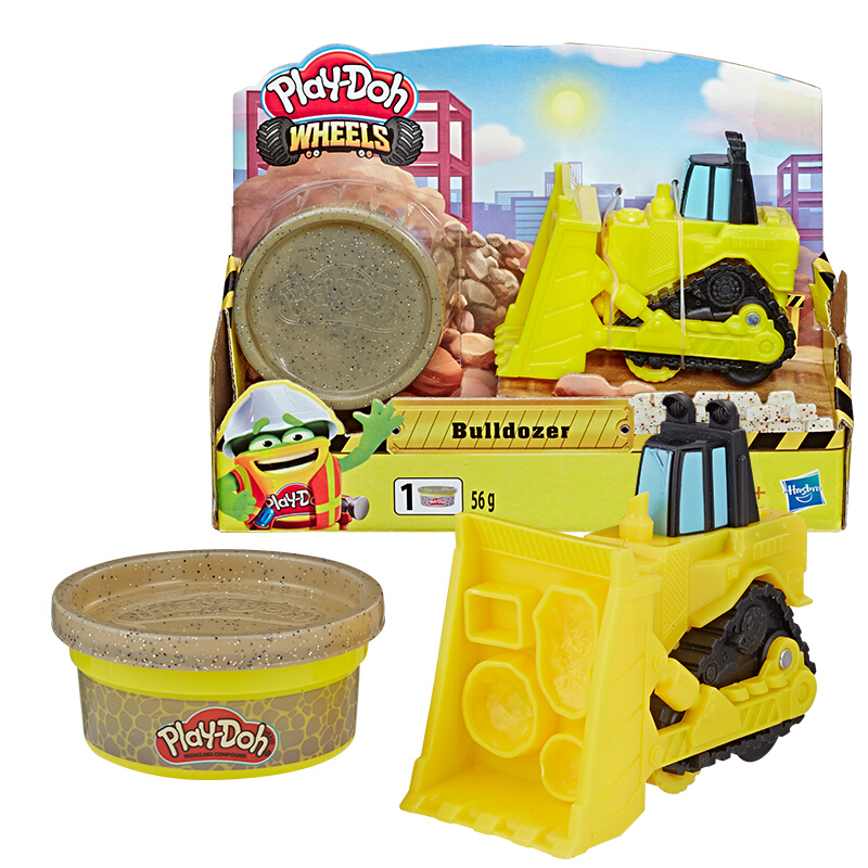 play-doh 培乐多 迷你车辆系列 e4707 推土机套装