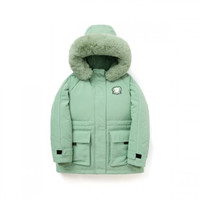 balabala 巴拉巴拉 208421107021-40935 女童羽绒服 土灰绿 120cm