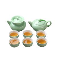 苏氏陶瓷 G75471 茶具套装 8件套 青瓷釉
