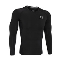 UNDER ARMOUR 安德玛 Heat Gear 男子运动紧身衣 1361524-001 黑色 L