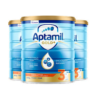 Aptamil 爱他美 金装 婴儿配方奶粉 3段 900g*3罐