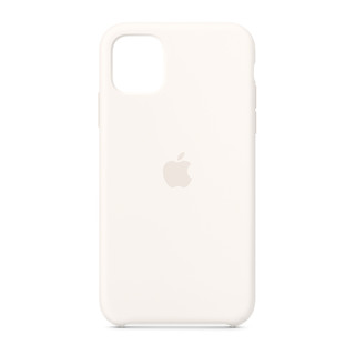 Apple 苹果 iPhone 11 原装硅胶手机壳 保护壳 - 白色