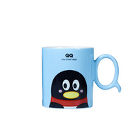 顺祥陶瓷 QQ联名 马克杯 340ml 蓝色