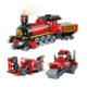  PLUS会员：启蒙 积木儿童玩具超集变可变形战车汽车小颗粒立体拼装模型　