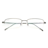 HAN 汉 J81882 枪灰色纯钛眼镜框+1.60折射率 非球面防蓝光镜片