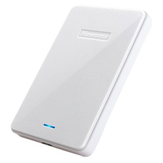 Newsmy 纽曼 星云系列 2.5英寸Micro-B便携移动机械硬盘 1TB USB3.0 皓月白