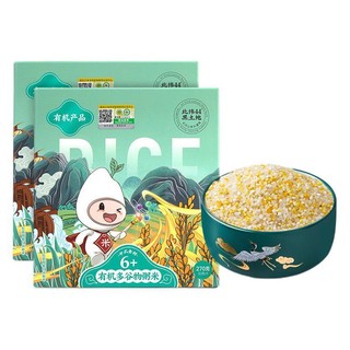 米小芽 有机多谷物粥米 270g*2盒