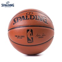 SPALDING 斯伯丁 旗舰店NBA职业比赛用球室内室外通用篮球PU七号篮球
