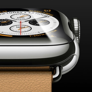 ROCK 洛克 Apple Watch7 曲面水凝钢化软膜 两片装
