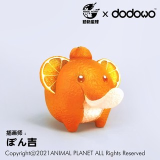 dodowo 朵朵窝 动物星球 水果精灵系列 橙象