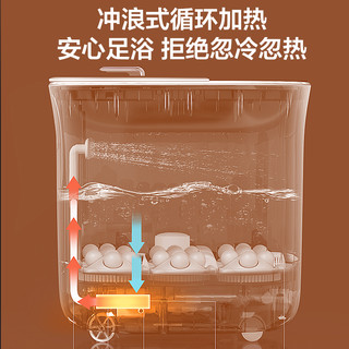 四季沐歌泡脚桶恒温全自动加热电动按摩足浴盆家用泡脚神器高深桶