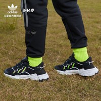 adidas阿迪达斯官网三叶草OZWEEGO J大童复古老爹鞋EE7772（37(230mm)、白）