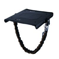 电动车电瓶锁踏板锁十字防撬电瓶锁加粗铁链防盗锁踏板电瓶保护盖