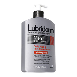 Lubriderm 露比黎登男士三合一矿物质润肤乳 淡香型 473ml