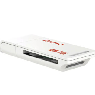 IIano 绿巨能 TF/Micro SD读卡器 白色
