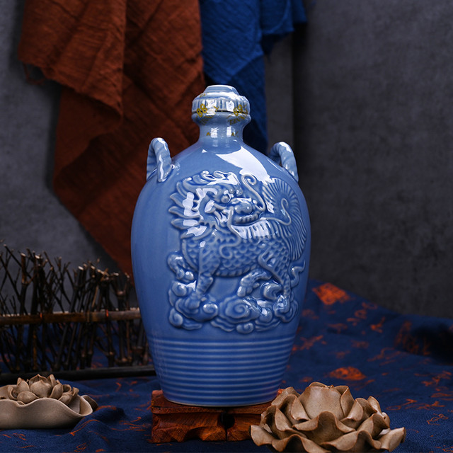 八八坑道 窖藏 52%vol 清香型白酒 1000ml 坛装