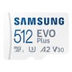 SAMSUNG 三星 MB-MC512KA Evo Plus MicroSD存储卡 512GB 130M