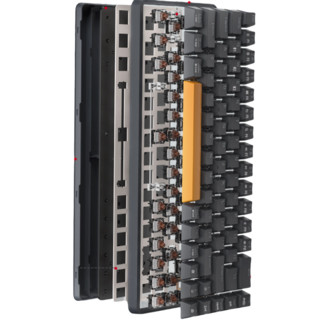 MIIIW 米物 Z680C 68键 蓝牙双模无线机械键盘 黑色 高特红轴 单光