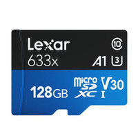 Lexar 雷克沙 633x MicroSDXC A1 UHS-I U3 TF存储卡 128GB