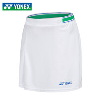 YONEX 尤尼克斯 运动短裙裤女士羽毛球裙75周年复古系列跑步半身裙网球裙220141BCR