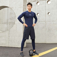 制者 3D立体悬浮暖绒 男款运动内衣套装