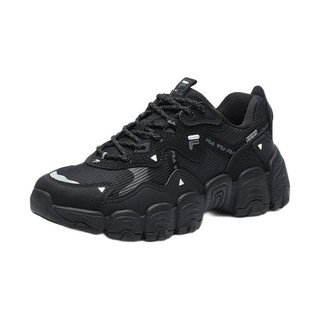FILA 斐乐 猫爪3代 女子休闲运动鞋 F12W144123F-BK 黑色 38.5