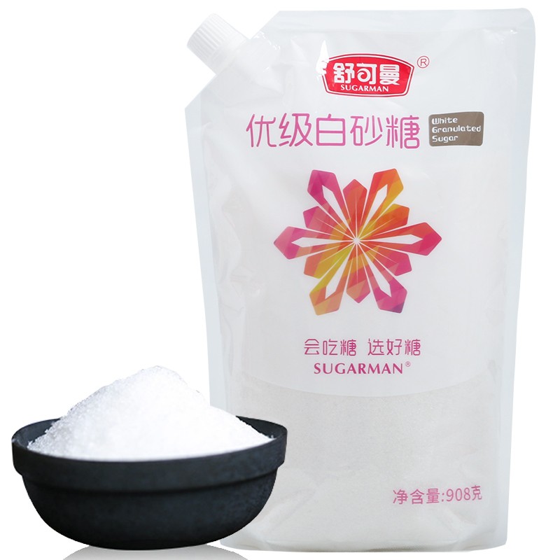 sugarman 舒可曼 优级白砂糖 908g