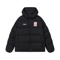 FILA 斐乐 ORIGINALE系列 have a good time联名款 中性运动羽绒服 F11U149902F-BK 正黑色 L