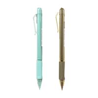M&G 晨光 防断芯自动铅笔 AMPQ0307 男生款 混色 0.5mm 绿色1褐色1 2支装