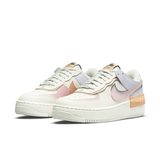 NIKE 耐克 Air Force 1 Shadow 女子休闲运动鞋 CI0919-111 白/粉 36.5