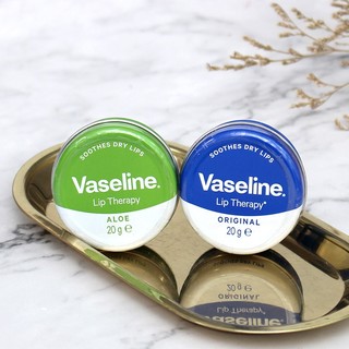 Vaseline 凡士林 MIRROR香型保湿滋润护唇膏玫瑰味/原味/芦荟味 20g 单个装（芦荟味）