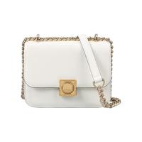 DISSONA 迪桑娜 强力磁场系列 女士牛皮小方包 8162AD5615 白色 小号