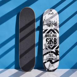 boiling入门专业滑板初学者成人男女生儿童沸点专业板双翘四轮