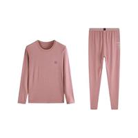 京东京造 京造WARM系列 女士秋衣秋裤套装 6941592742555 檀粉 M