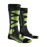 X-BIONIC X-socks 控制者4.0 中性滑雪高筒袜 混合煤黑/潘通黄 39-41