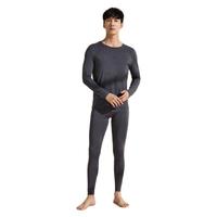 京东京造 京造WARM系列 男士秋衣秋裤套装 6941592763895 灰色 XL