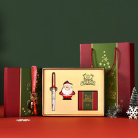 DUKE 公爵 圣诞钢笔墨水礼盒套装节日气氛时尚设计送小孩送朋友笔记本套装佳品流畅书写一 933#圣诞老人钥匙扣