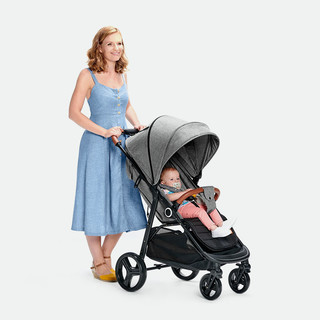 kinderkraft德国婴儿推车高景观可坐可躺折叠便携儿童车宝宝推车