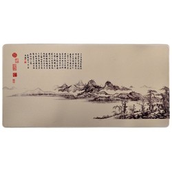中国国家博物馆 创意橡胶鼠标垫加厚 30x60x0.3cm 天然橡胶 佳积布 古风办公桌垫