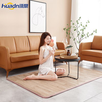 环鼎碳晶地暖垫暖脚垫家用暖脚神器石墨烯LG地板革50*60cm电热地毯客厅卧室移动取暖加热地垫TT150×70-8X