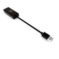 IINE 良值 L082 接口转换器 USB-A转RJ45 黑色