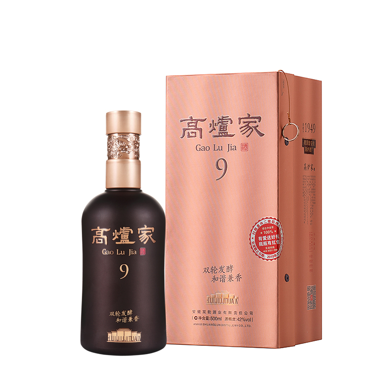 Gao Lu Jia 高炉家 抱朴9 42%vol 兼香型白酒 500ml 单瓶装
