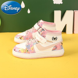 Disney 迪士尼 儿童加绒高帮板鞋