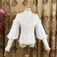 谛梦焚世 冬祭 Lolita洛丽塔 加绒长袖衬衣