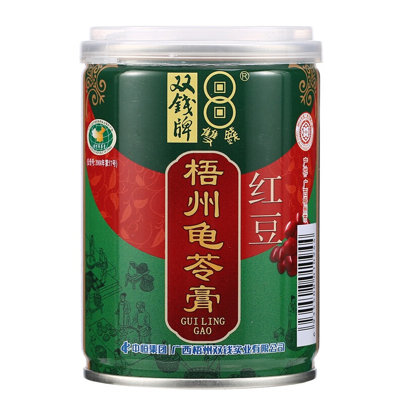 双钱牌 梧州红豆龟苓膏 50g *12罐