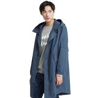 MECITY 男士中长款风衣 530439 猎户蓝 L