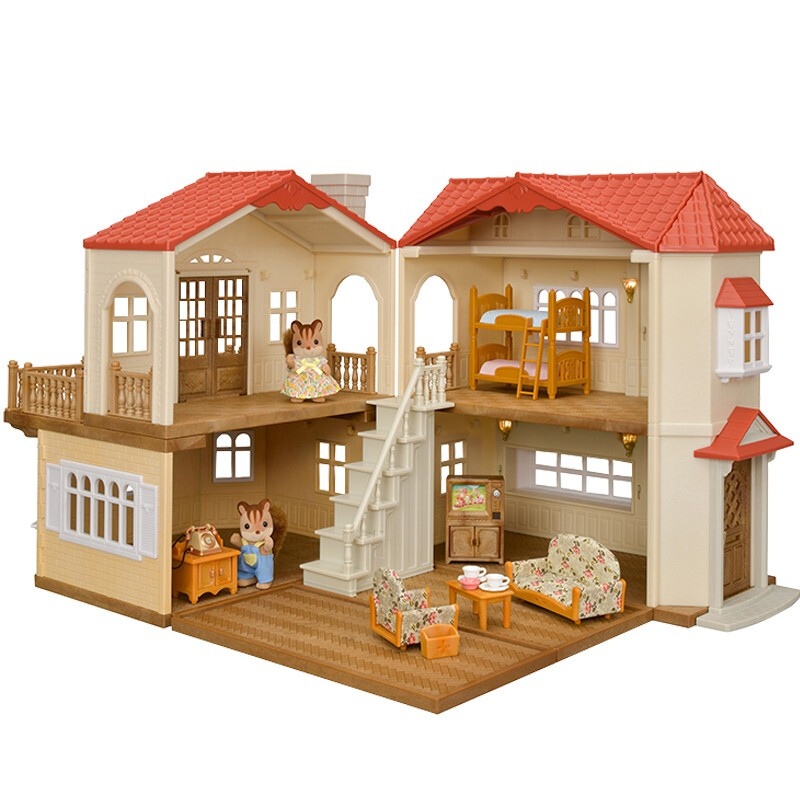 Sylvanian Families 森贝儿家族 5385 灯光大屋礼品套C